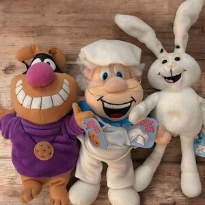 Lot of 3 General Mills Breakfast Pals Babies Plush Toys